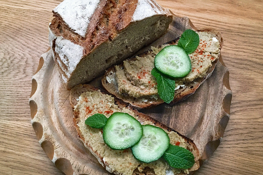 Hummus aus Sonnenblumenkernen