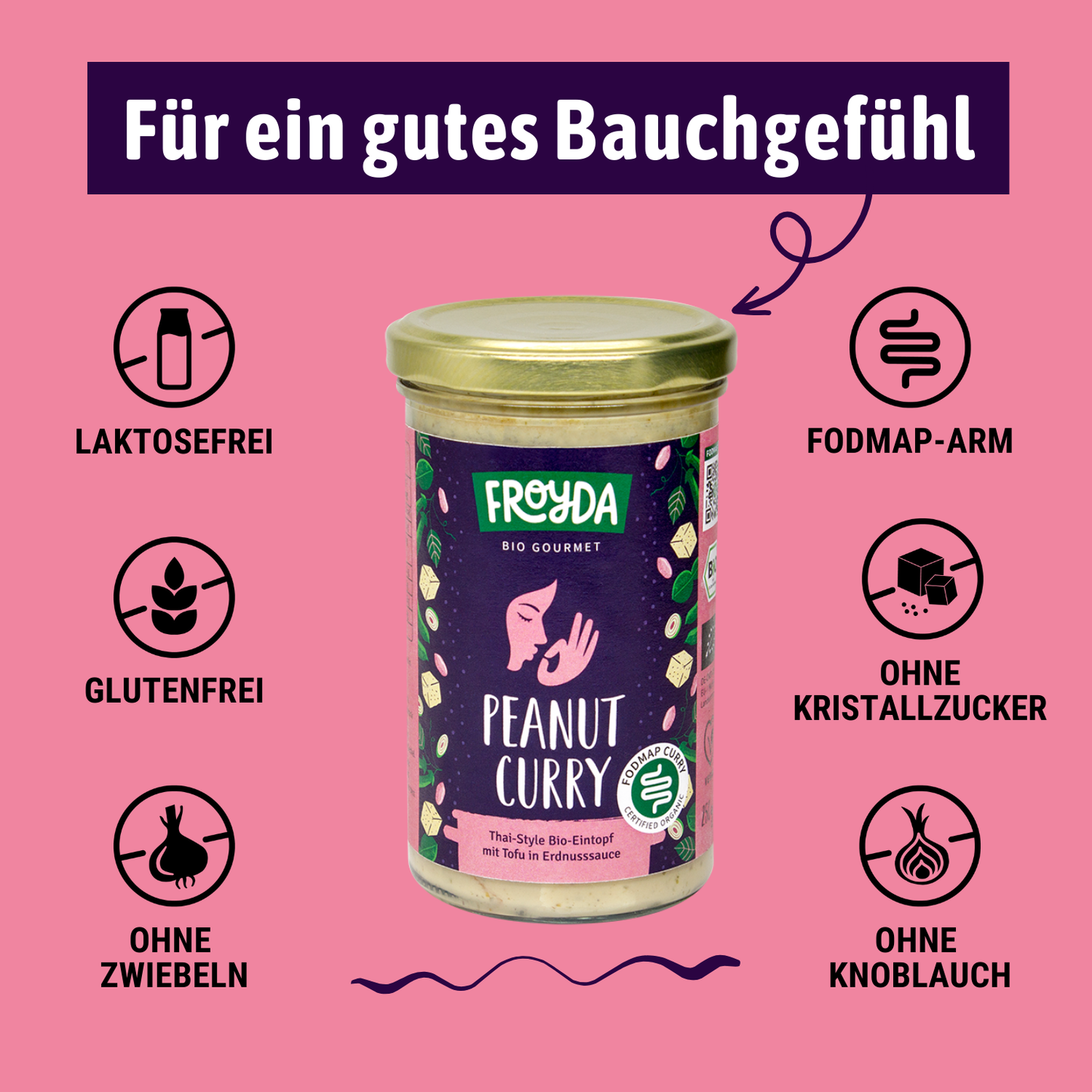 Bio Erdnuss Curry Eintopf