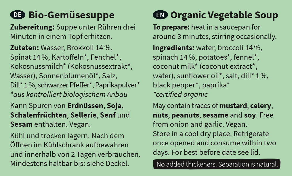 Supergreens Suppe (Mehrwegglas 6er Packung)