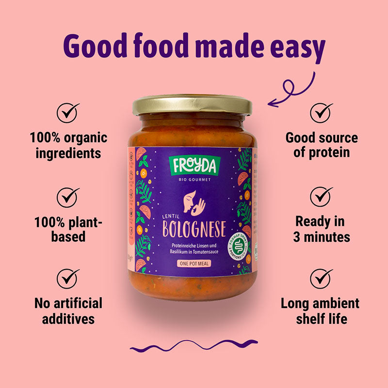 Bio Linsen Bolognese