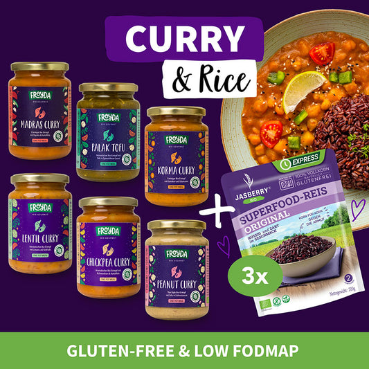 Bio Eintöpfe und Reis Box