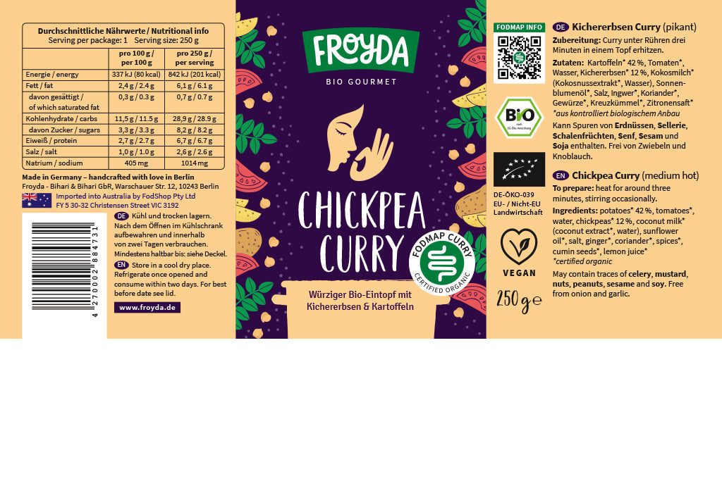 Curry Pack: Chickpea, Lentil