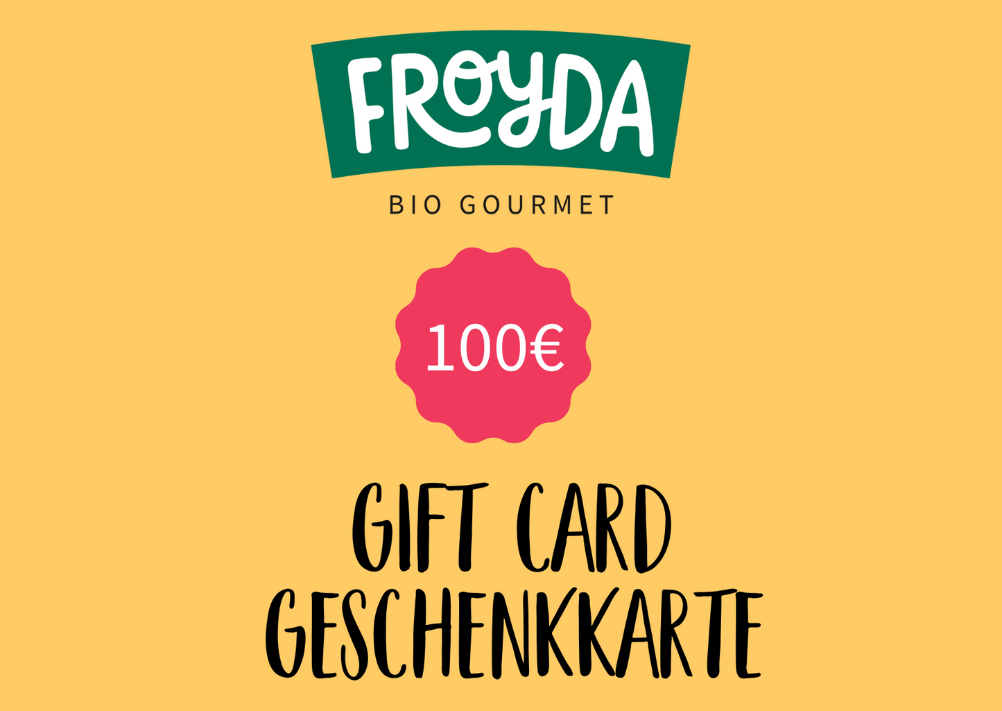 Froyda Geschenkkarte