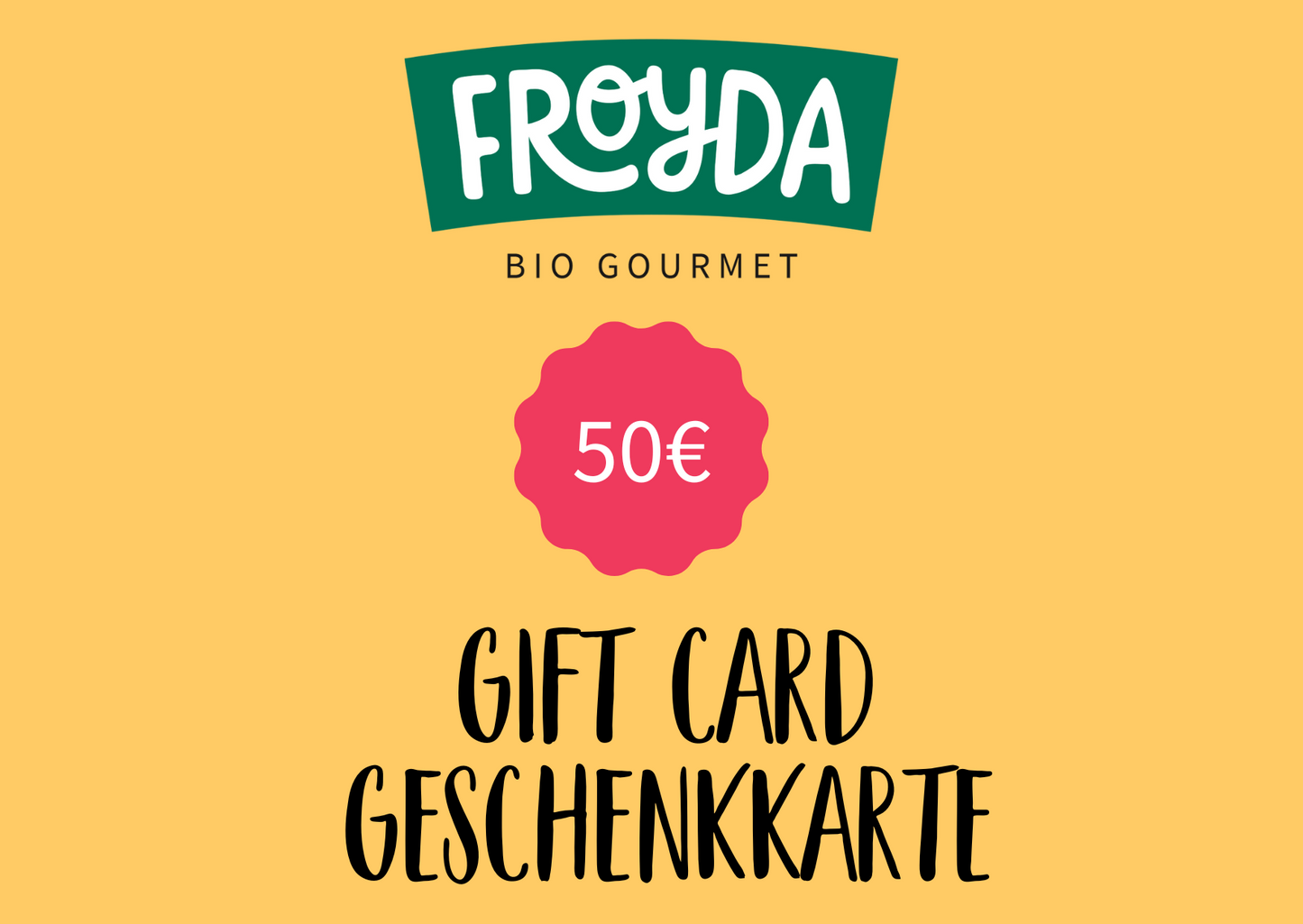 Froyda Geschenkkarte